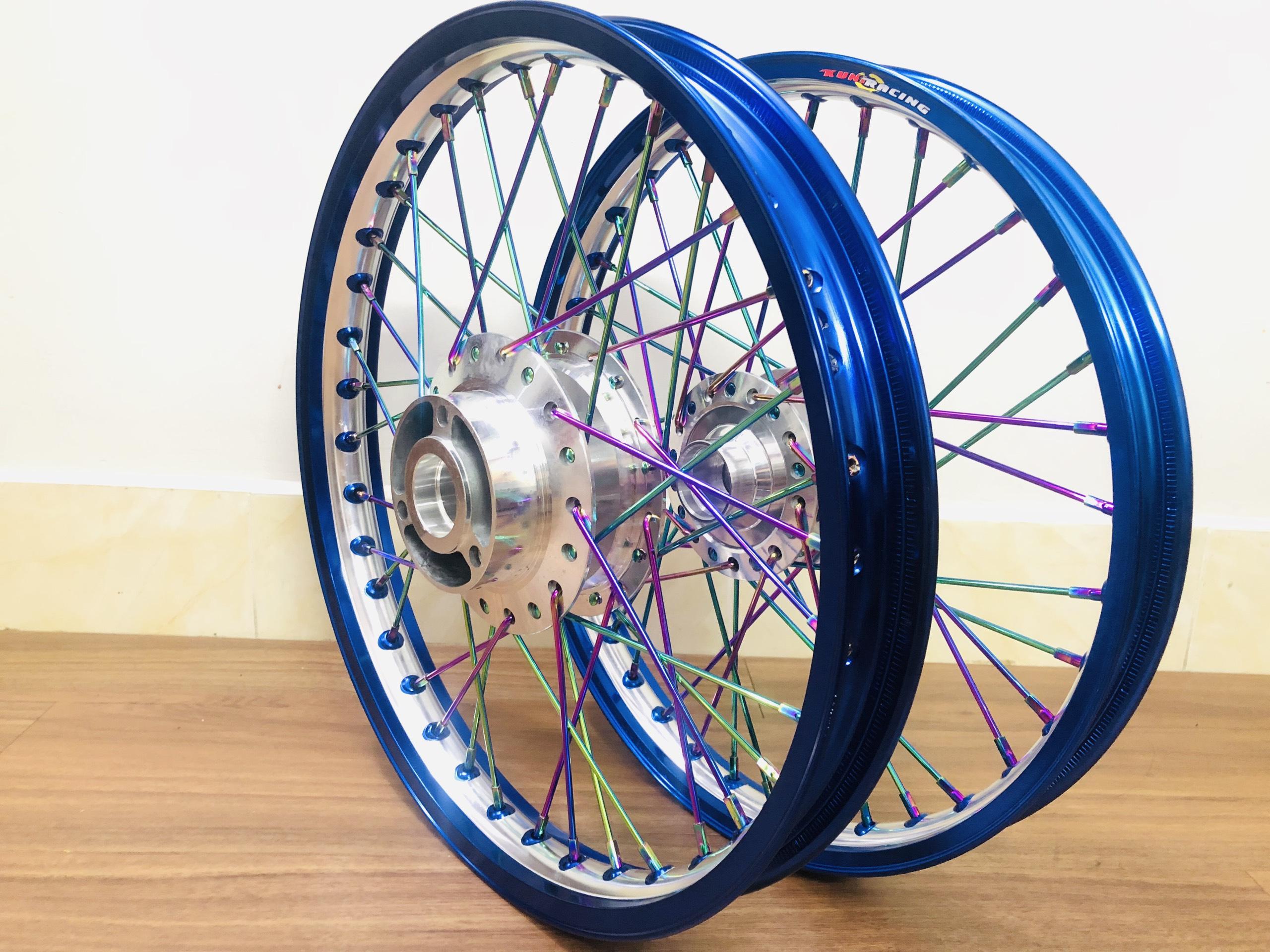 [HCM][Trả góp 0%]Bộ 2 mâm gắn cho xe RAIDERgắn như zin (tặng lòng nhôm gắn đĩa trước)