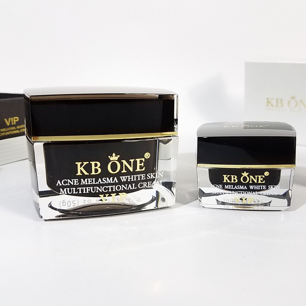[HCM][CHÍNH HÃNG 100%] - Kem KB ONE VIP Đen - Giảm Mụn và Dưỡng Trắng Da - Hộp Nhỏ 15Gr