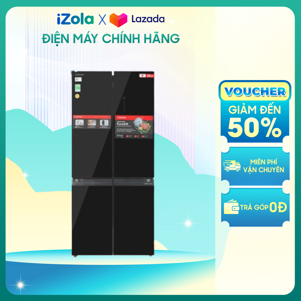 [GIAO TẠI HCM] GR-RF677WI-PMV(06)-MG - Tủ lạnh Toshiba Inverter 515 lít GR-RF677WI-PGV(22)-XK , tăng