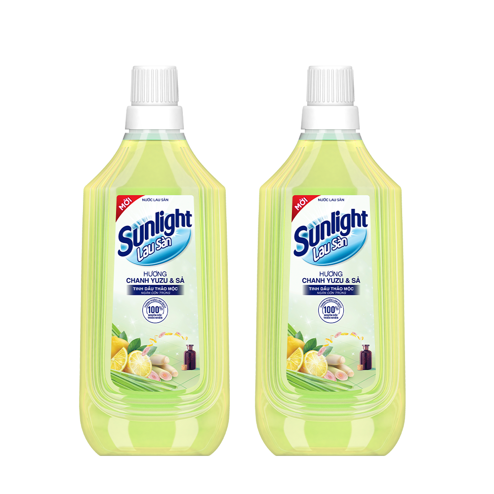 Combo 2 Nước lau sàn Sunlight 900g