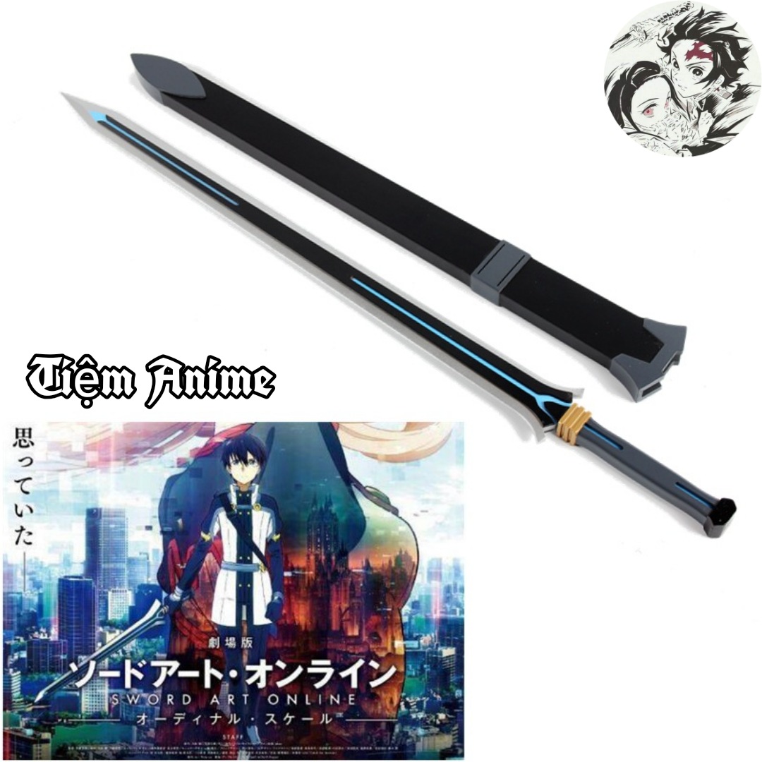 Mô Hình Kiếm Foam Elucidator Kirito 1m - Sword Art Online - Kiếm Cosplay - Tiệm Anime 2