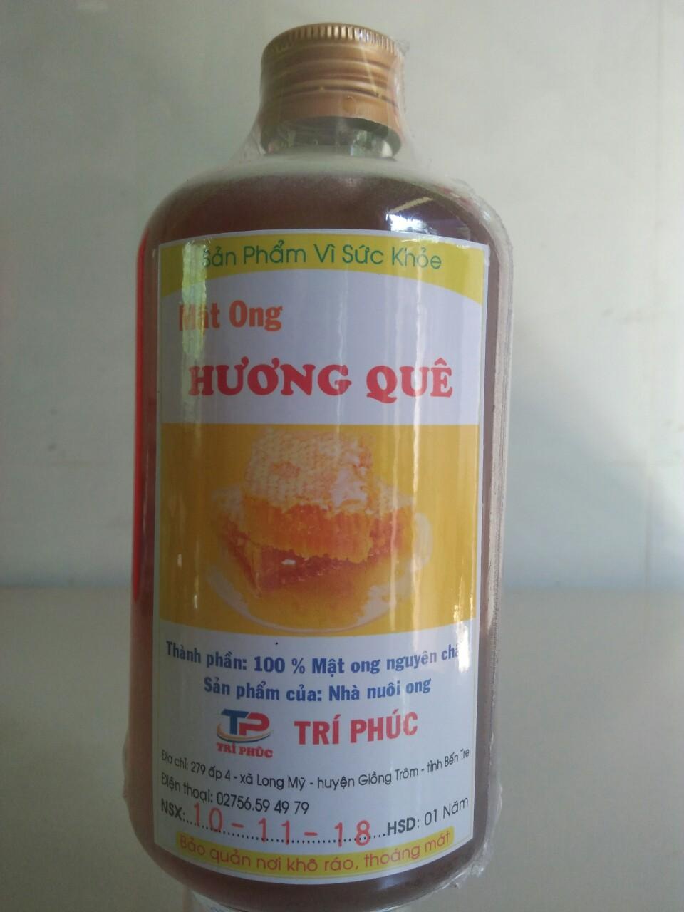 Mật ong nguyên chất chai 500 ml