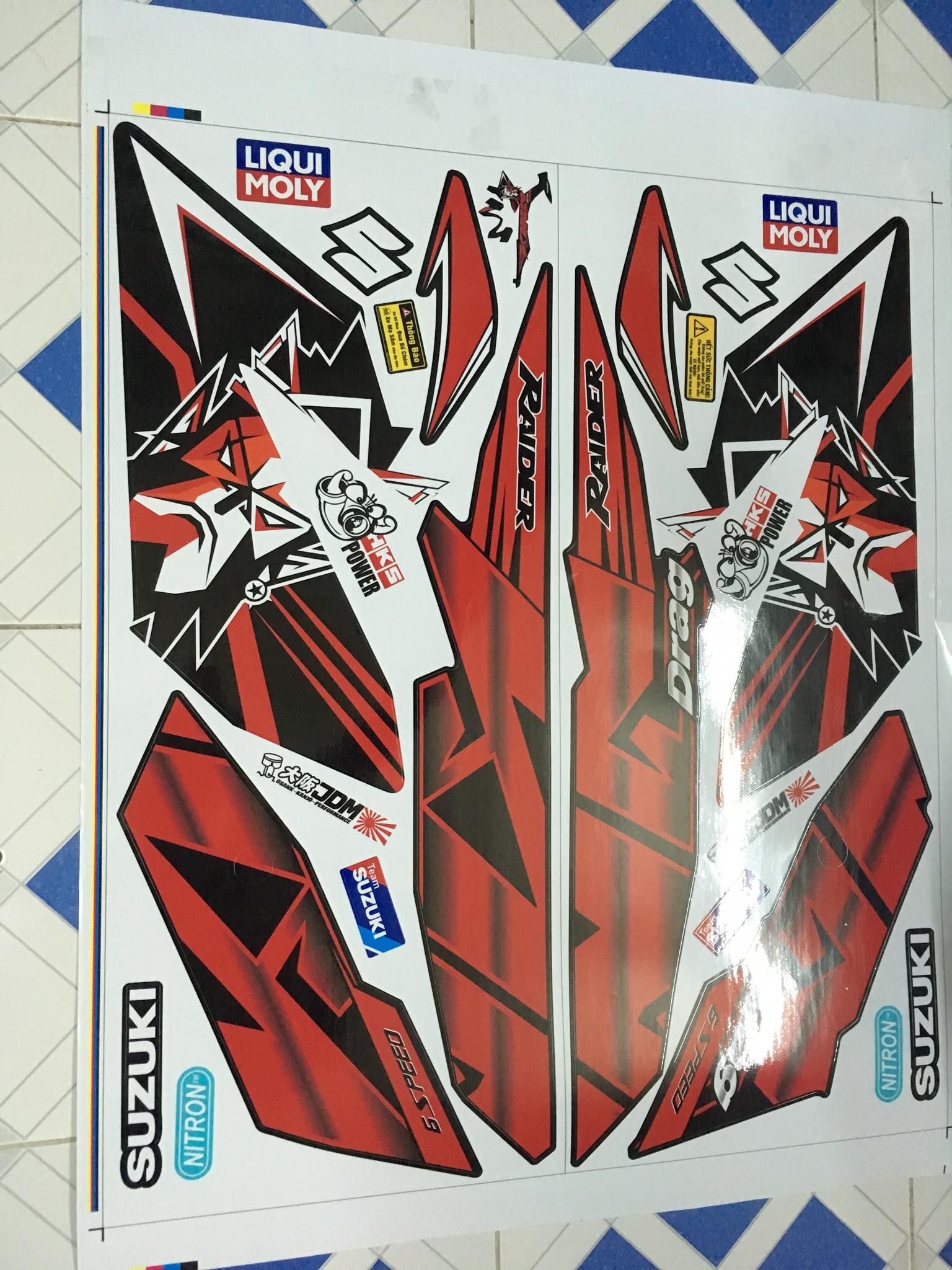 [HCM]TEM RỜI RAIDER FI KING DRAG CHỮ KING LỚN TẶNG TEM DÁN XI NHAN