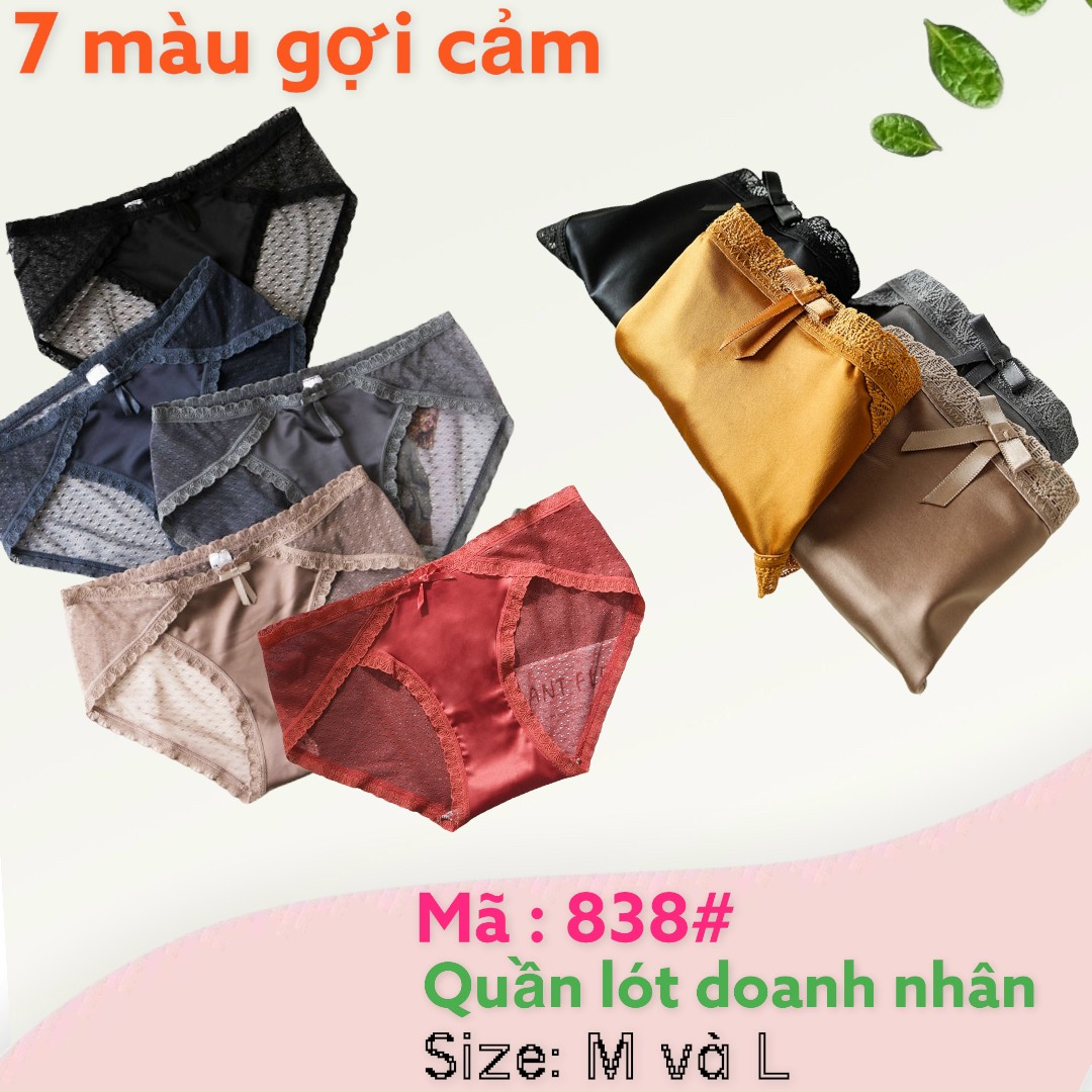 Bộ 5 quần lót nữ cao cáp doanh nhân mã 838 -my loan 42
