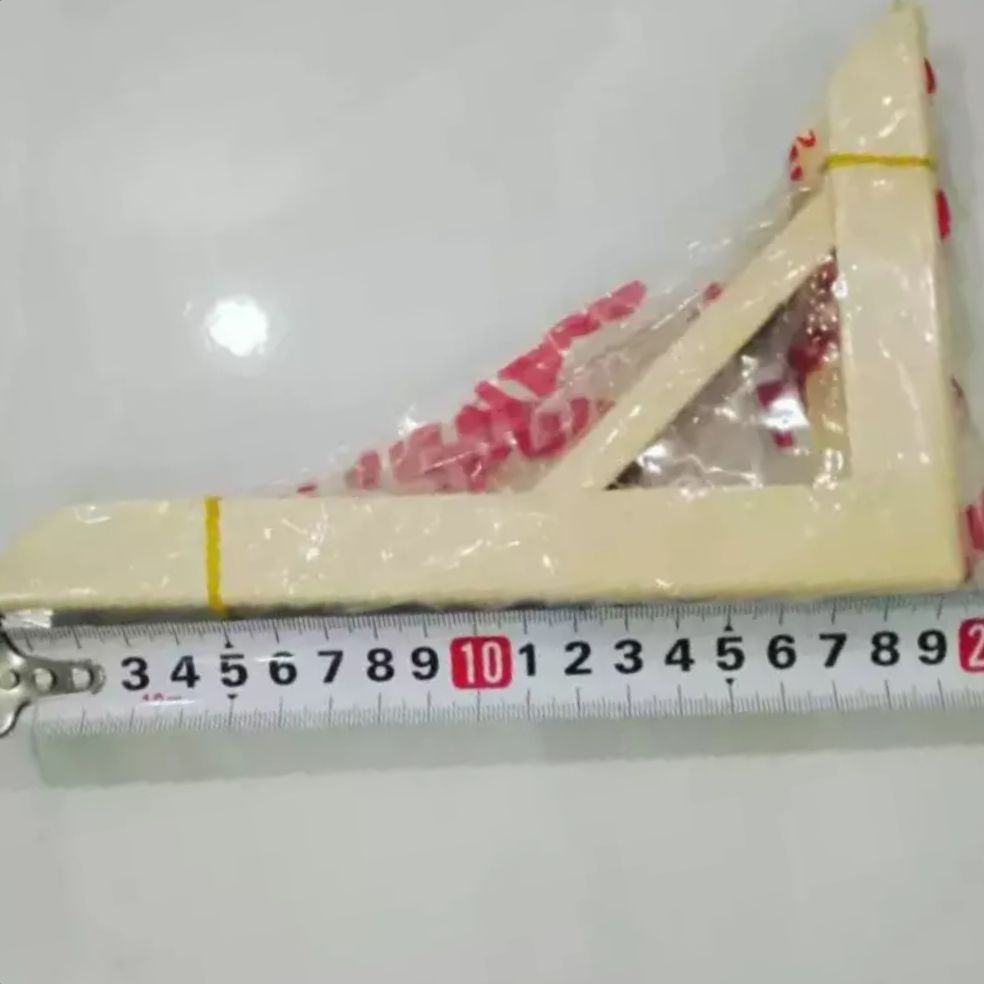 Cặp 2 cái] Giá đỡ bắt kệ - Ke góc vuông chữ L Hoàng Hải. 20cm