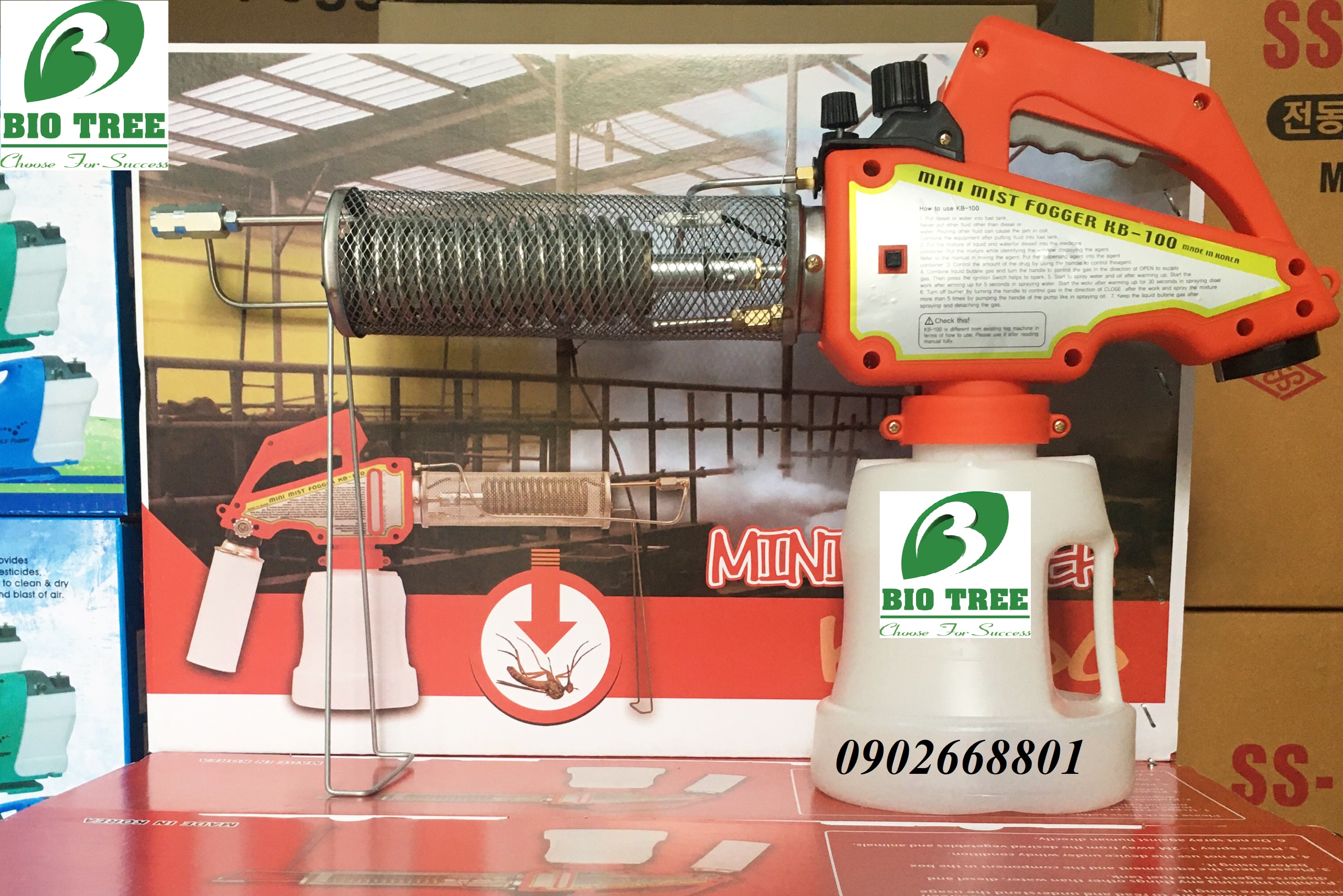Máy phun cầm tay diệt muỗi và côn trùng mini kb-100 hàn quốc