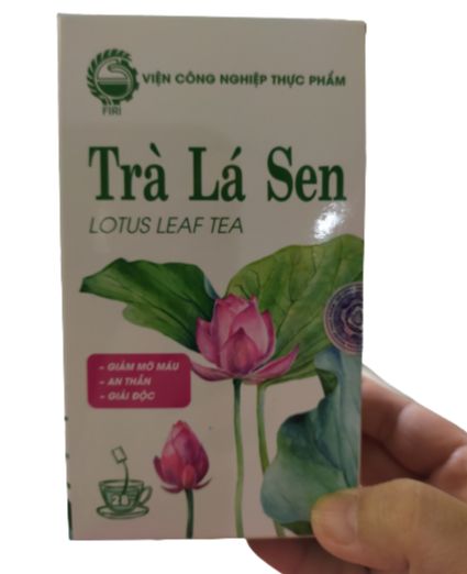 [HCM]Trà lá sen giúp thanh nhiệt giải độc mát gan an thần giảm mỡ máu huyết áp cao