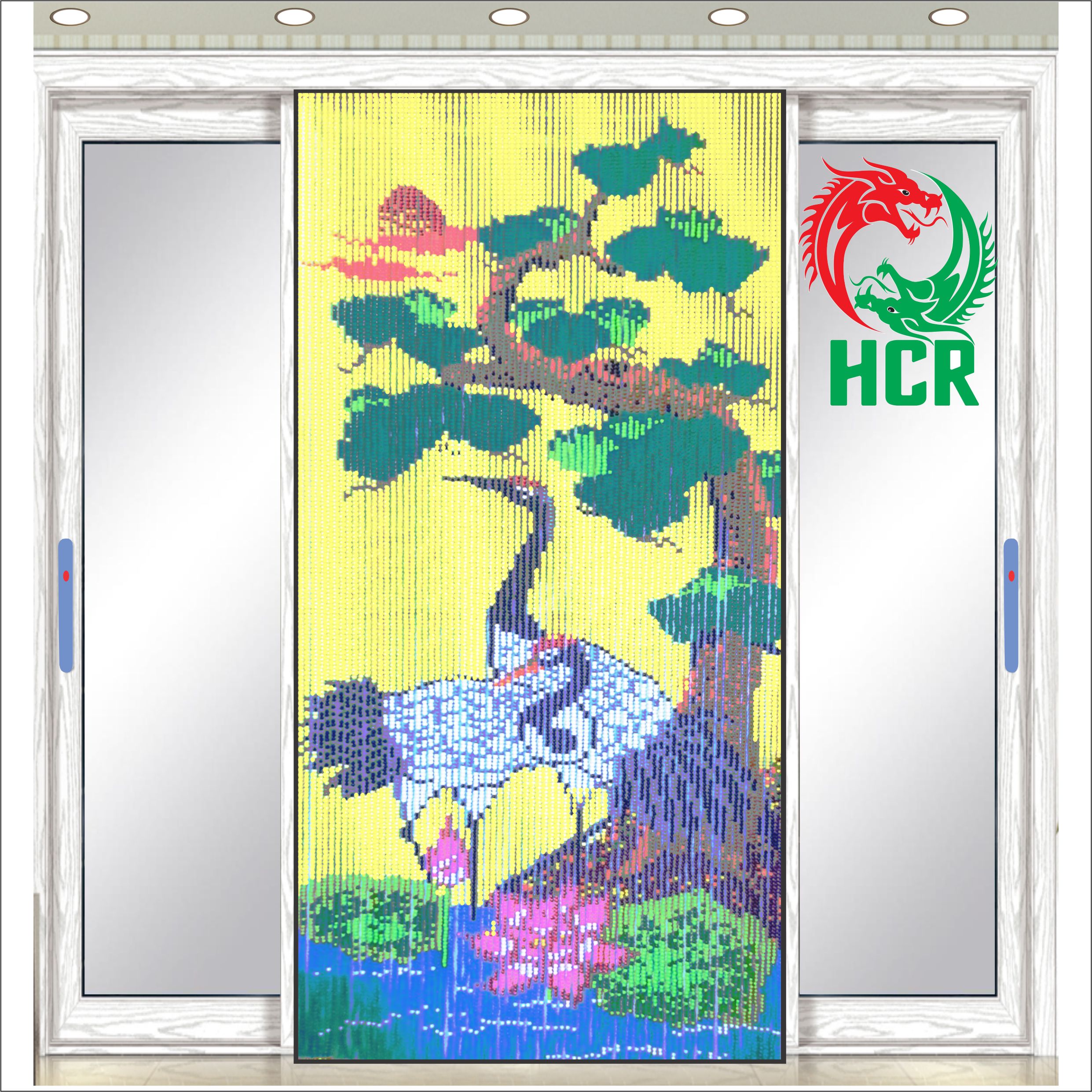 Màn hạt nhựa - Công ty Hai Con Rồng - Code 849 Hạc Tùng