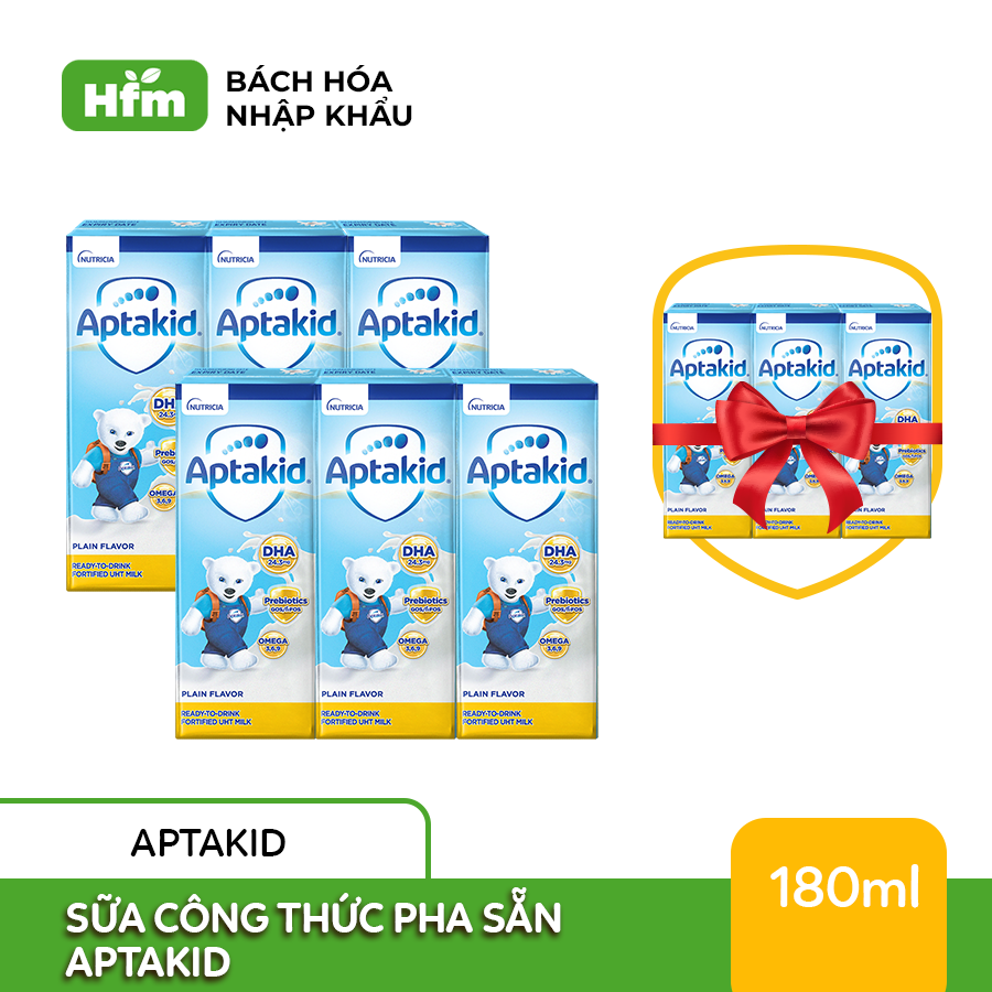 Sữa nước công thức Aptakid 180ml/hộp