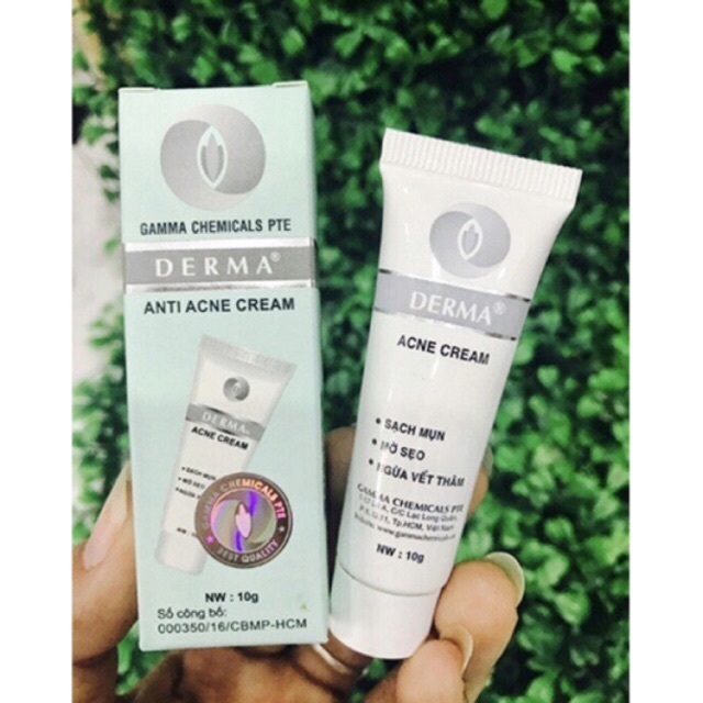 Kem xẹp mụn Derma Anti Acne Cream 10g