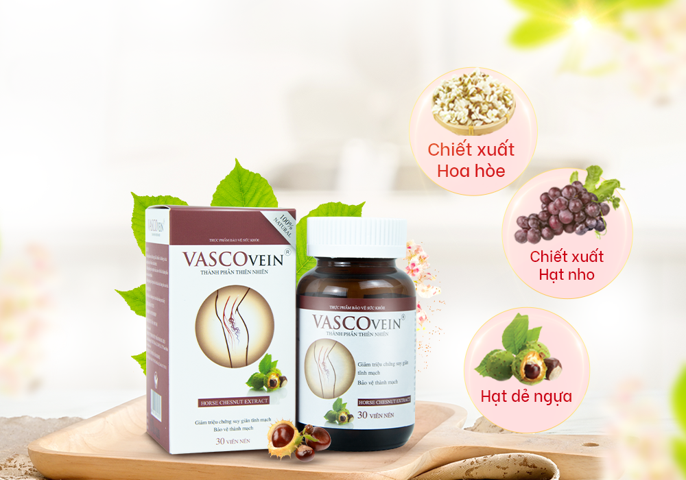 Vascovein Cream - 50gram - kem massage giảm giãn tĩnh mạch