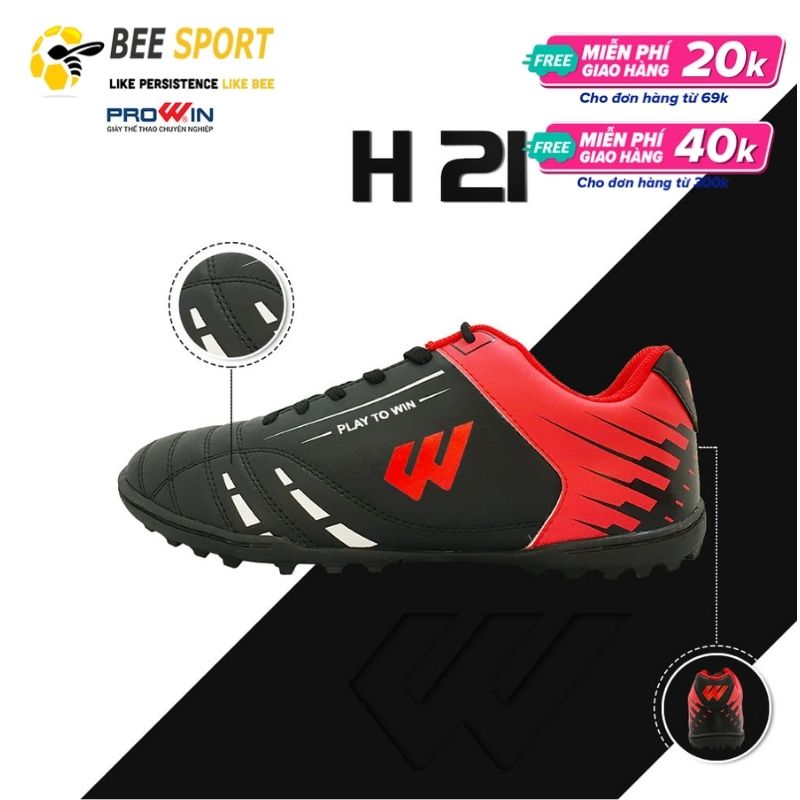Giày đá bóng nam sân cỏ nhân tạo Prowin H21 - Giày đá banh giá rẻ, chất lượng tốt.