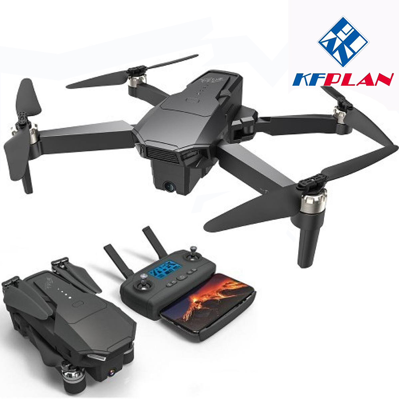 Flycam kf107 cao cấp mới, tích hợp g.p.s/ optical flow. camera 5g wifi fpv 4k hd, mô-tơ không chổi than mạnh mẽ