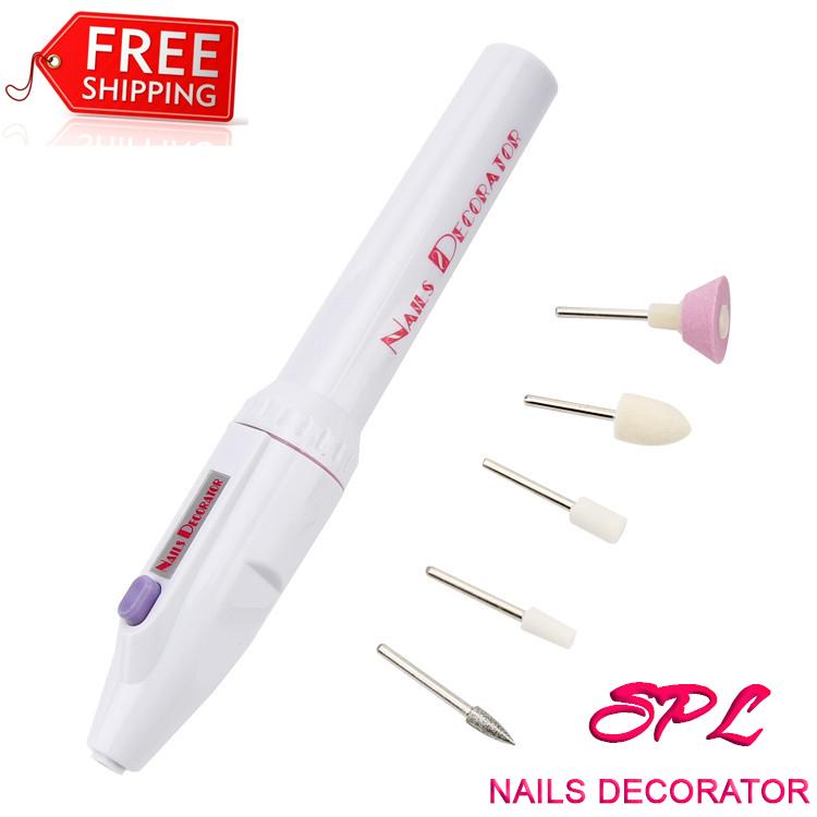 Bộ Dụng cắt và dũa móng tay cao cấp  NAILS DECORATOR+ kèm 5 đầu mài