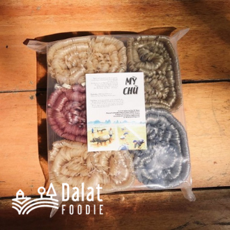 Mì Chũ rau củ Lục Ngạn - Bắc Giang túi 5 vắt 1kg [Giao hàng 1-2h tại TPHCM]