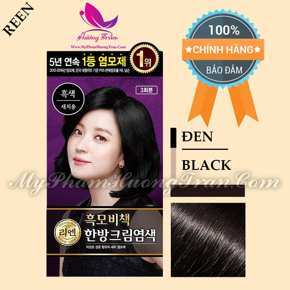 Nhuộm tóc thiên nhiên reen - #1 black - chính hãng hàn quốc