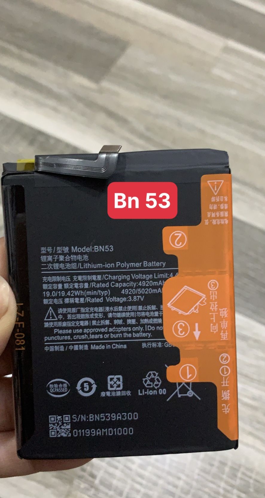 Pin điện thoại redmi note 9pro redmi note 10 pro 4g