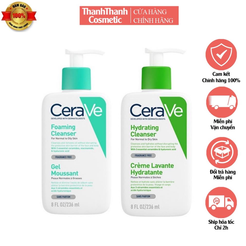 Sữa Rửa Mặt CERAVE 236ml-ThanhThanh Cosmetic