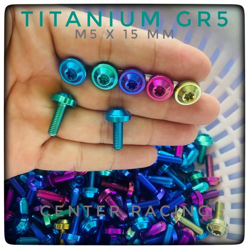 [HCM] Ốc Titan Gr5 5li15 Dù DÀY Gắn Dàn Áo Dòng Xe SONIC WINNER WAVE Mão Chụp Pô WINNER