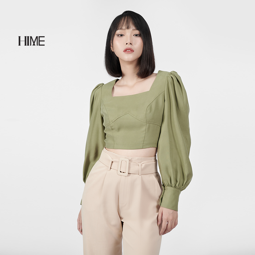 Áo tay bồng hime thiết kế dài tay h054