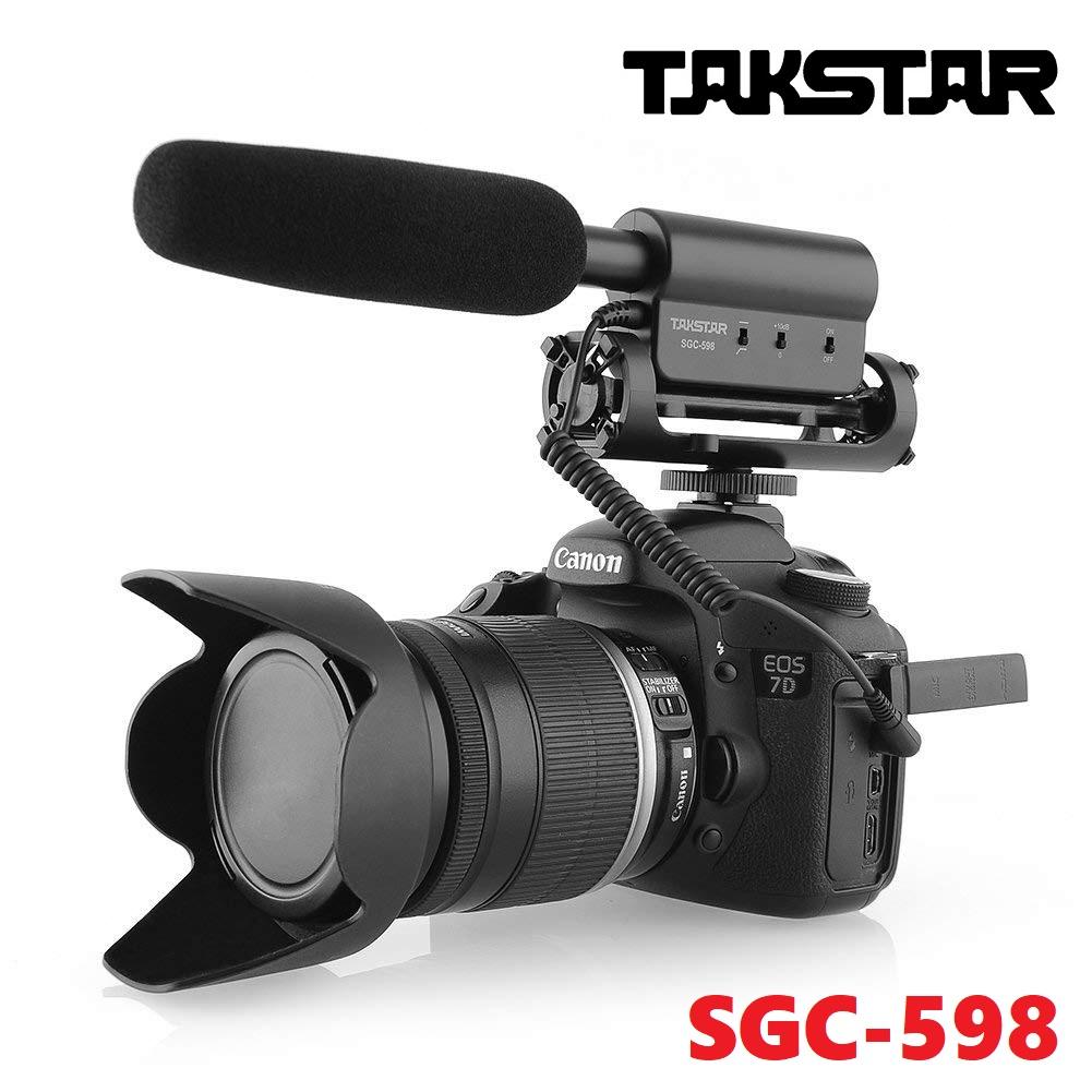 Mic quay phim phỏng vấn takstar sgc-598 - micro thu âm gắn máy quay