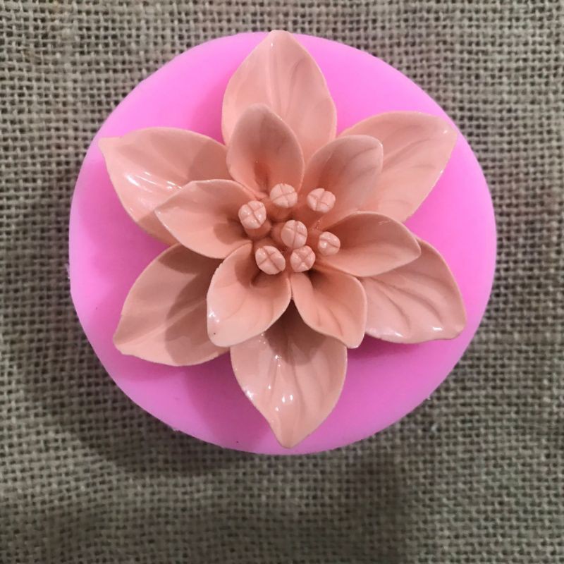Khuôn rau câu silicon Hoa trạng nguyên