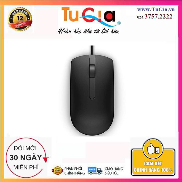 Chuột Dell MS116 - Hàng chính hãng bảo hành 12 tháng