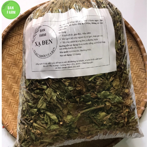 1kg xạ đen khô banfarm loại i - xanh thơm – tan u bướu - phơi 5/5 gồm lá, cành xạ đen - giá tốt dùng thử