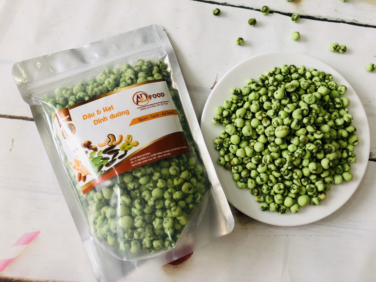1kg đậu hà lan wasabi siêu ngon_minhnhatfood