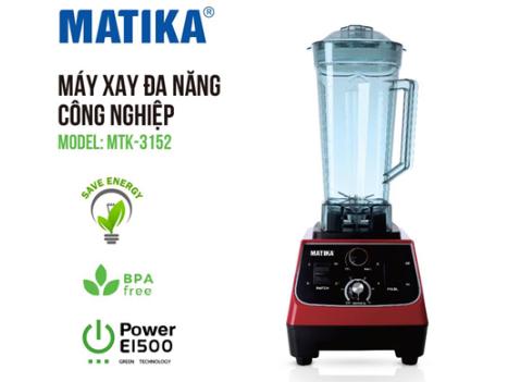 Máy xay đa năng công nghiệp Matika MTK-3152 dành cho quán ăn, nhà hàng