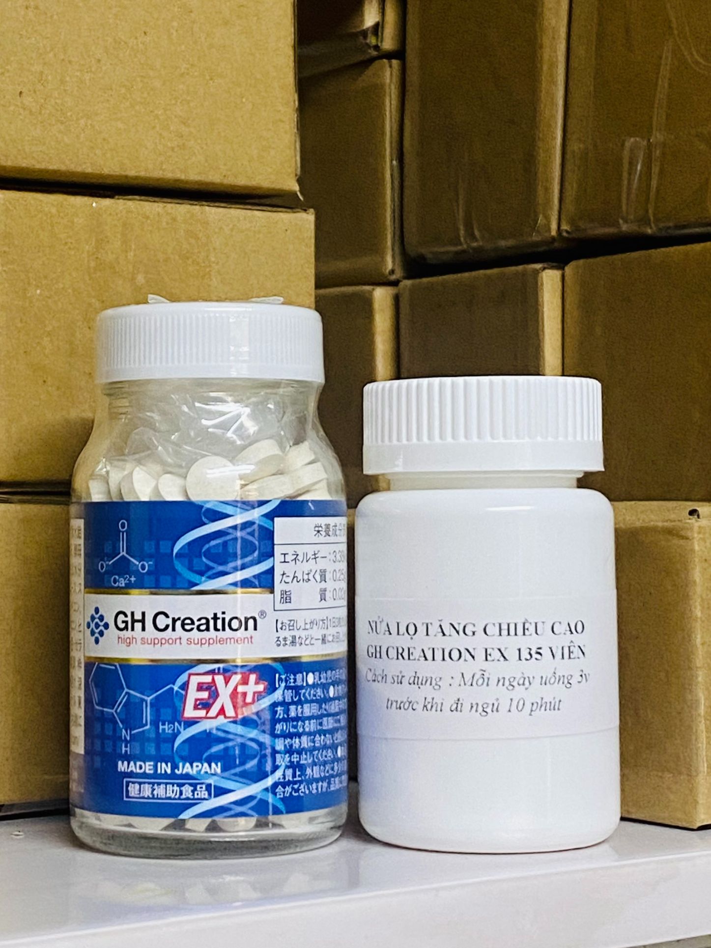 Tách Lẻ Dùng Thử Nửa Lọ GH Creation Ex Tăng Chiều Cao Nhật Bản 135 viên