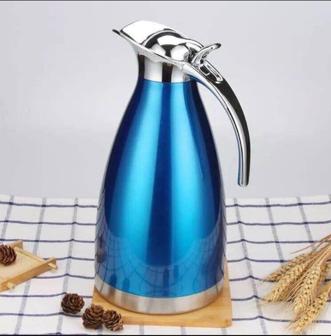 Bình Thủy Giữ Nhiệt Inox 2 Lít, Bình Thủy Giữ Nhiệt Inox 2 Lớp Cao Cấp 2L, Bình Thủy Giữ Nhiệt Không Điện , Đựng Và Giữ Nhiệt Cà Phê, Trà, Sữa, Nước Uống, Và Bất Kỳ Thức Uống Nóng, Lạnh Nào, Thiết Kế Nhỏ Ngọn, Tinh Xảo