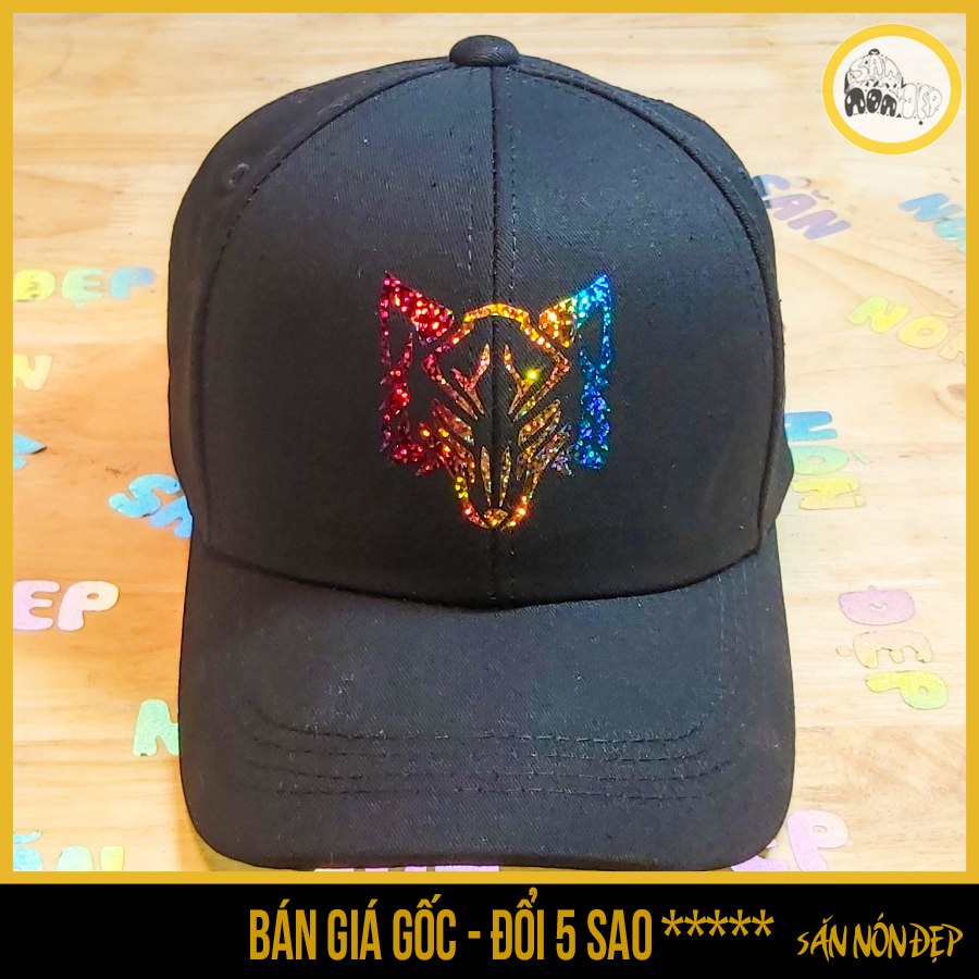Mũ nón lưỡi trai phản quang 7 màu SÓI  - Săn Nón Đẹp