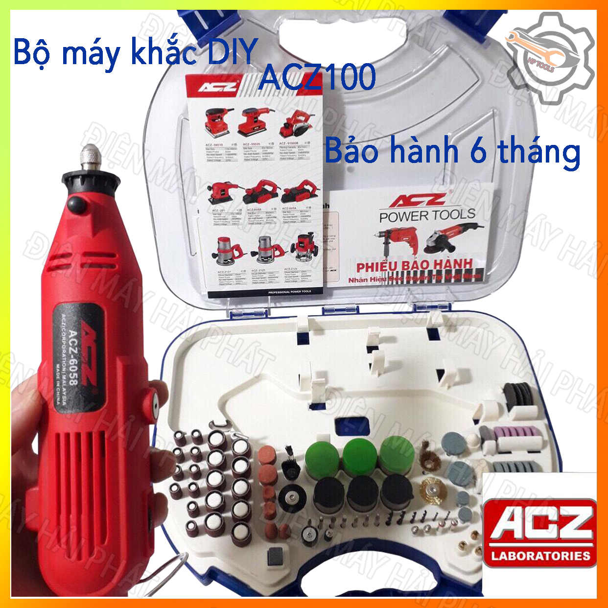 Bộ máy mài khắc ACZ 100 chi tiết