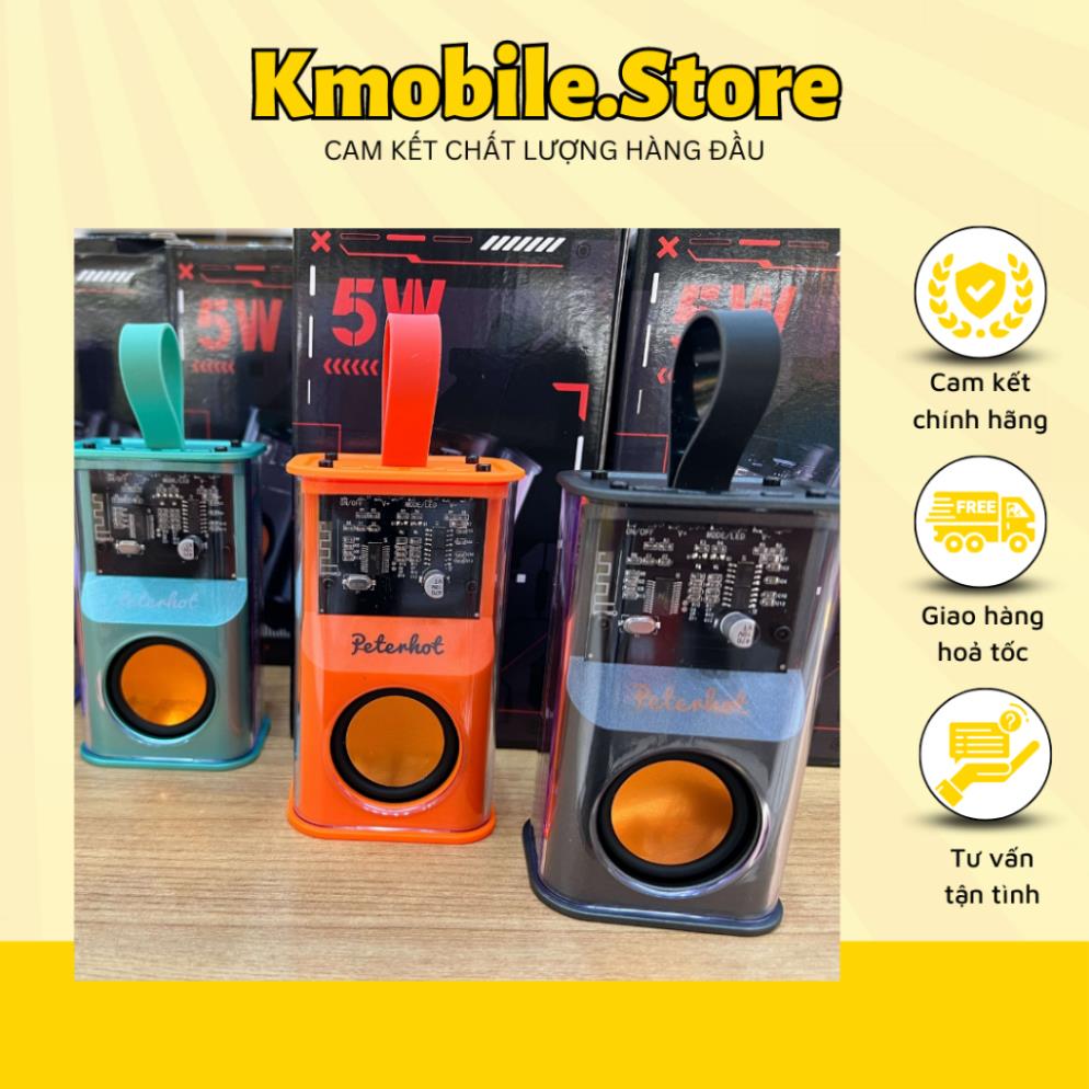 Loa Bluetooth A36s Trong Suốt Có Đèn, kết nối 2 loa với nhau được không dây