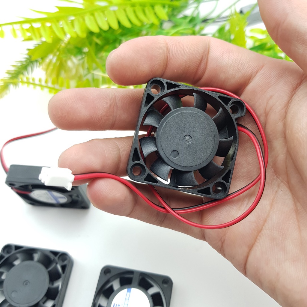 Quạt tản nhiệt 12v 4x4cm🍀quạt 4cm 12v🍀quạt tản hút khí nóng siêu nhỏ 4cm 12v 2 chân