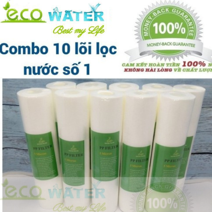 Combo 10 lõi lọc nước số 1 nesca - combo 10 lõi số 1 - combo 10 loi so 1 - ecnc001