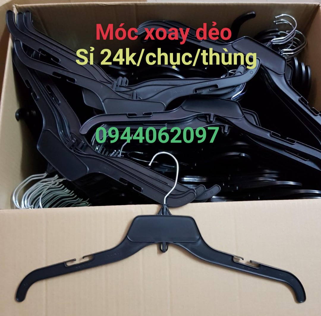 [HCM]Siêu sale 30 cái móc Áo xoay size 42cm chuẩn nam nữ