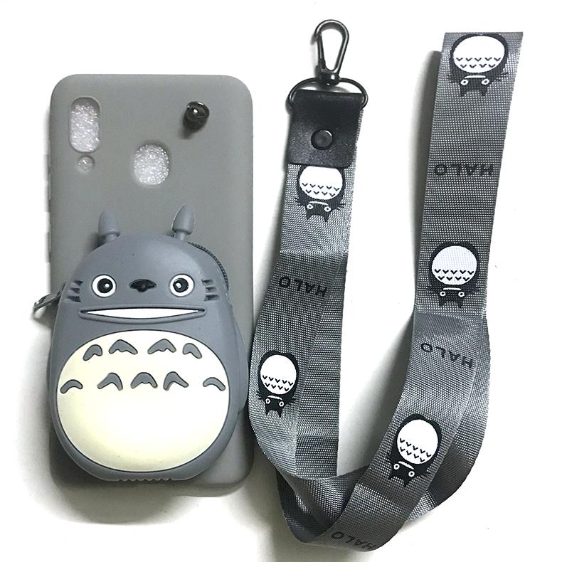 Ốp Lưng Thú Túi Samsung Galaxy A20 kèm dây đeo ( CHỌN HÌNH )