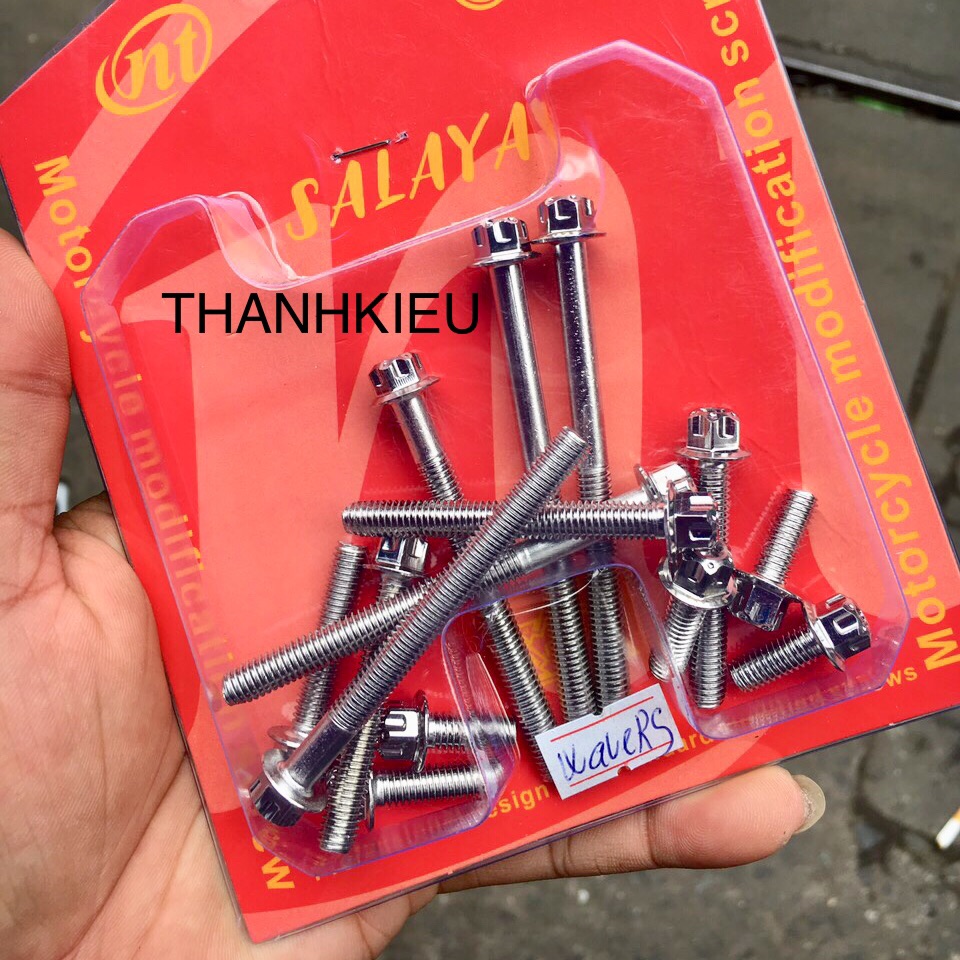 Ốc lốc máy Salaya Wave Rs Wave Alfa 2006 đến 2016 Ép vĩ đỏ