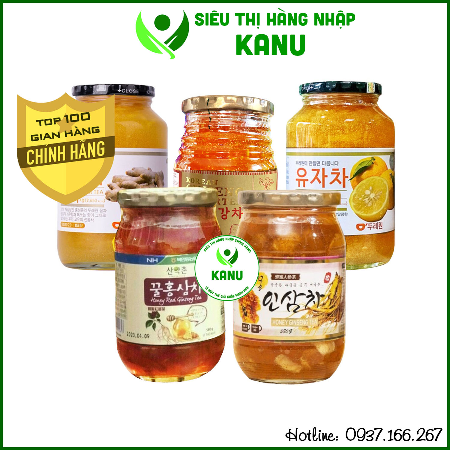Các loại mật ong ngâm Hàn Quốc tăng đề kháng
