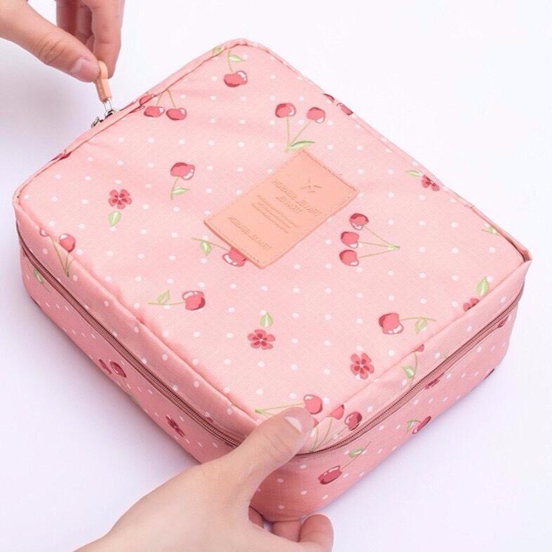 Túi đựng mỹ phẩm du lịch nhiều ngăn chống thấm hot 2019