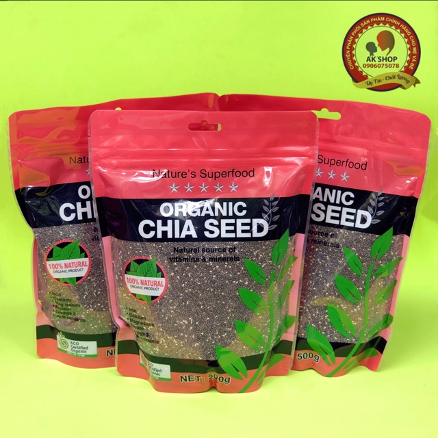 Hạt Chia Organic Nature’S Superfood Hàng Úc