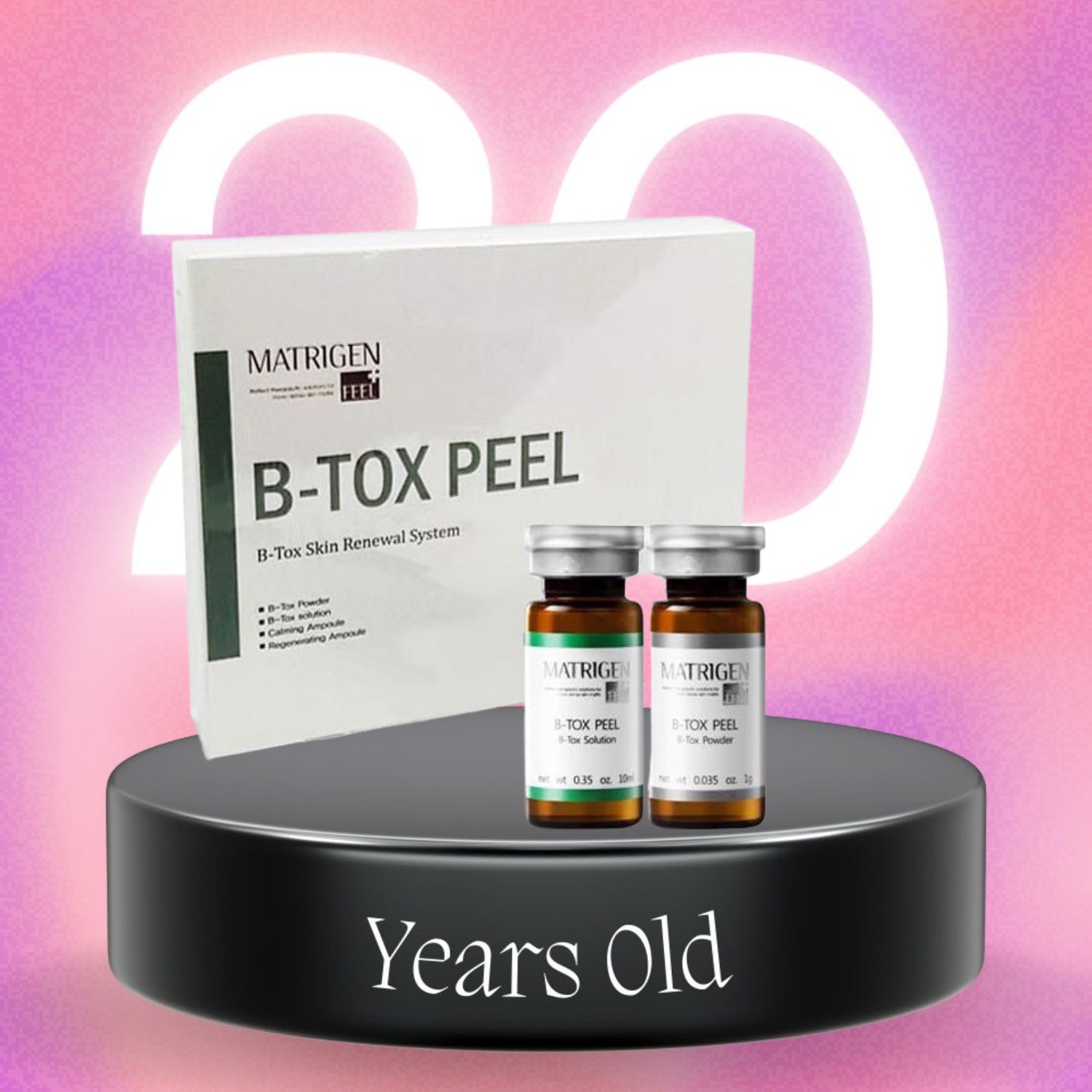 Peel da sinh học hàn quốc b-tox btox peel matrigen vi tảo 2 màu - full hộp