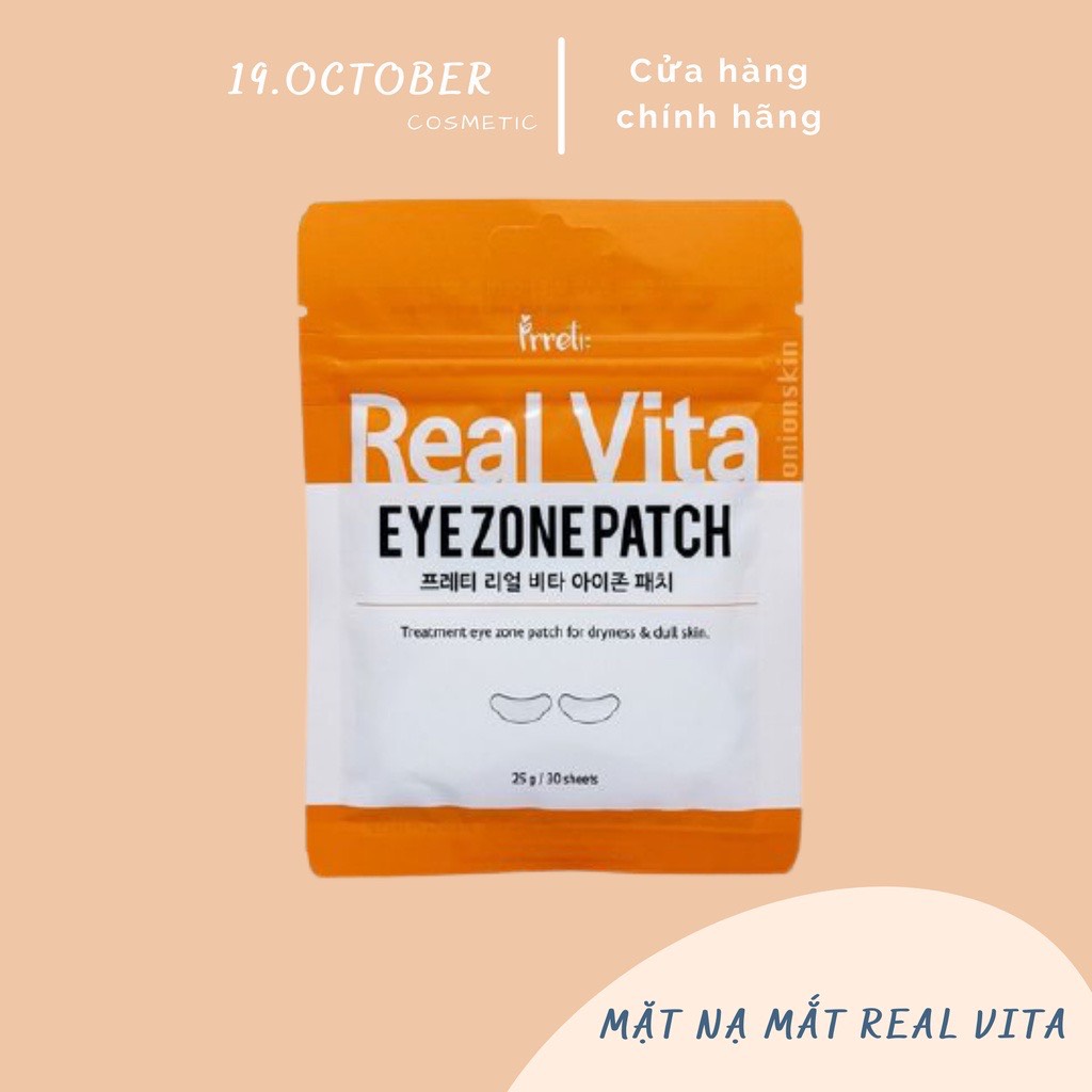 Mặt Nạ Mắt Prreti Real Vita Eye Zone Patch Hàn Quốc