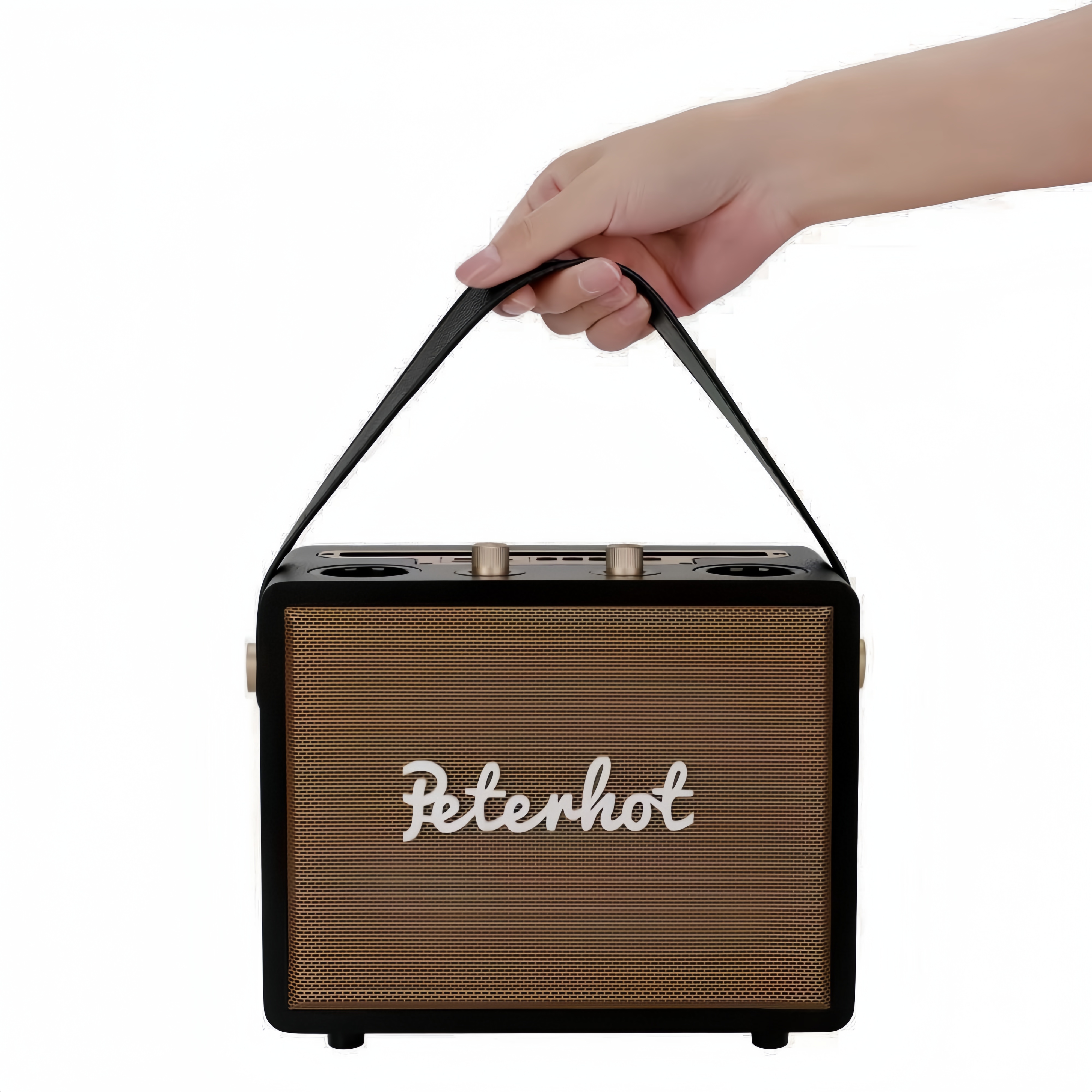 Loa karaoke bluetooth peterhot a107w phiên bản mới độc đáo 2023, loa karaoke không dây âm thanh đỉnh tặng 2 micro