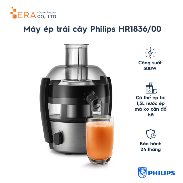 Máy ép trái cây philips hr1836