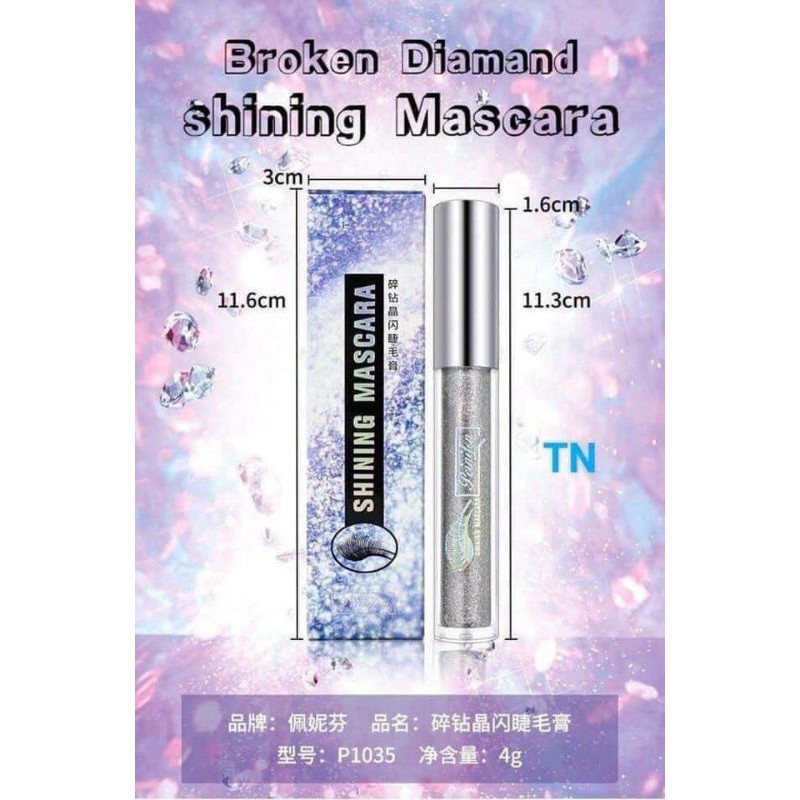 [HCM]Mascara SHINING chải mi nhủ kim tuyến lấp lánh