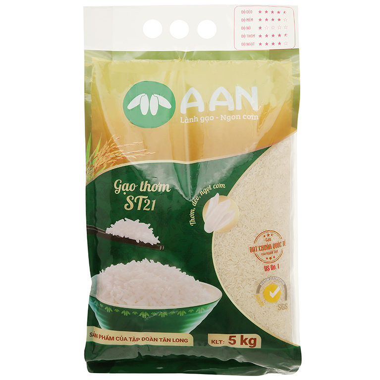 Gạo ST21 Tân Long túi 5kg