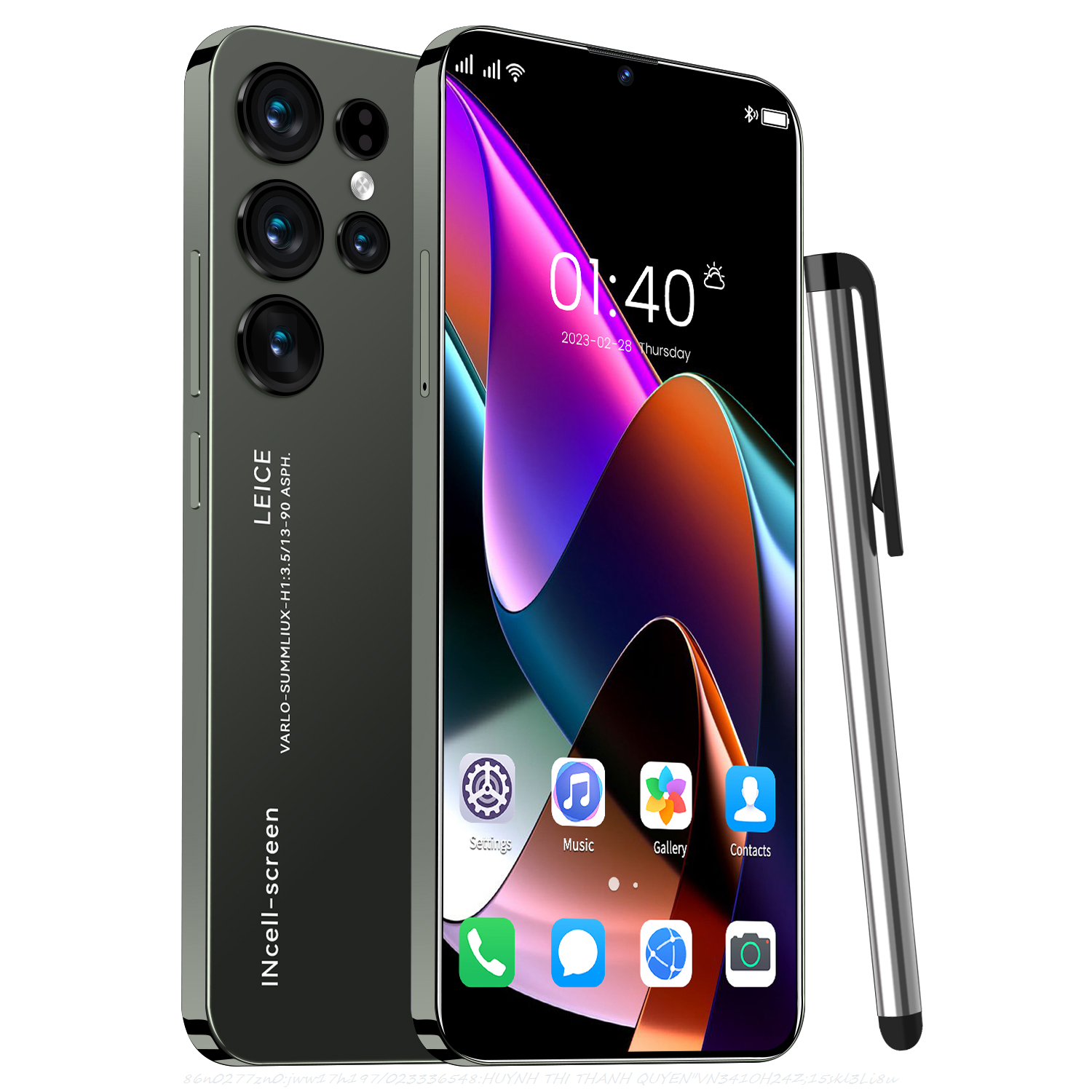 Cheapest price for HS FHD screen mobile phone 16 + 1TB memory dual SIM support gaming phone free warranty student cheap - 4